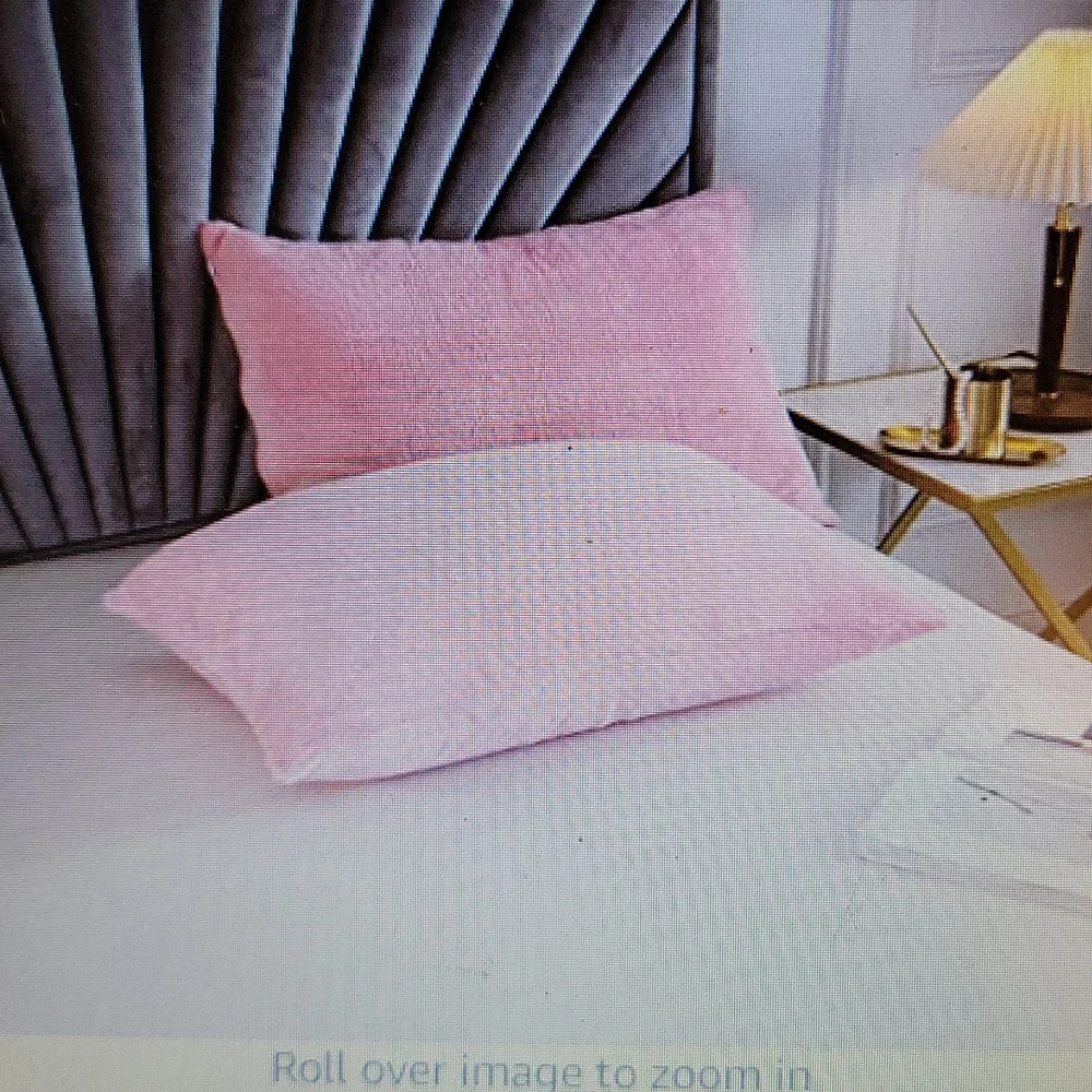 JSZS Pink Luxury Velvet Shaggy 3 pc Duvet Cover Set Full/Queen Cover 2 Sham New…